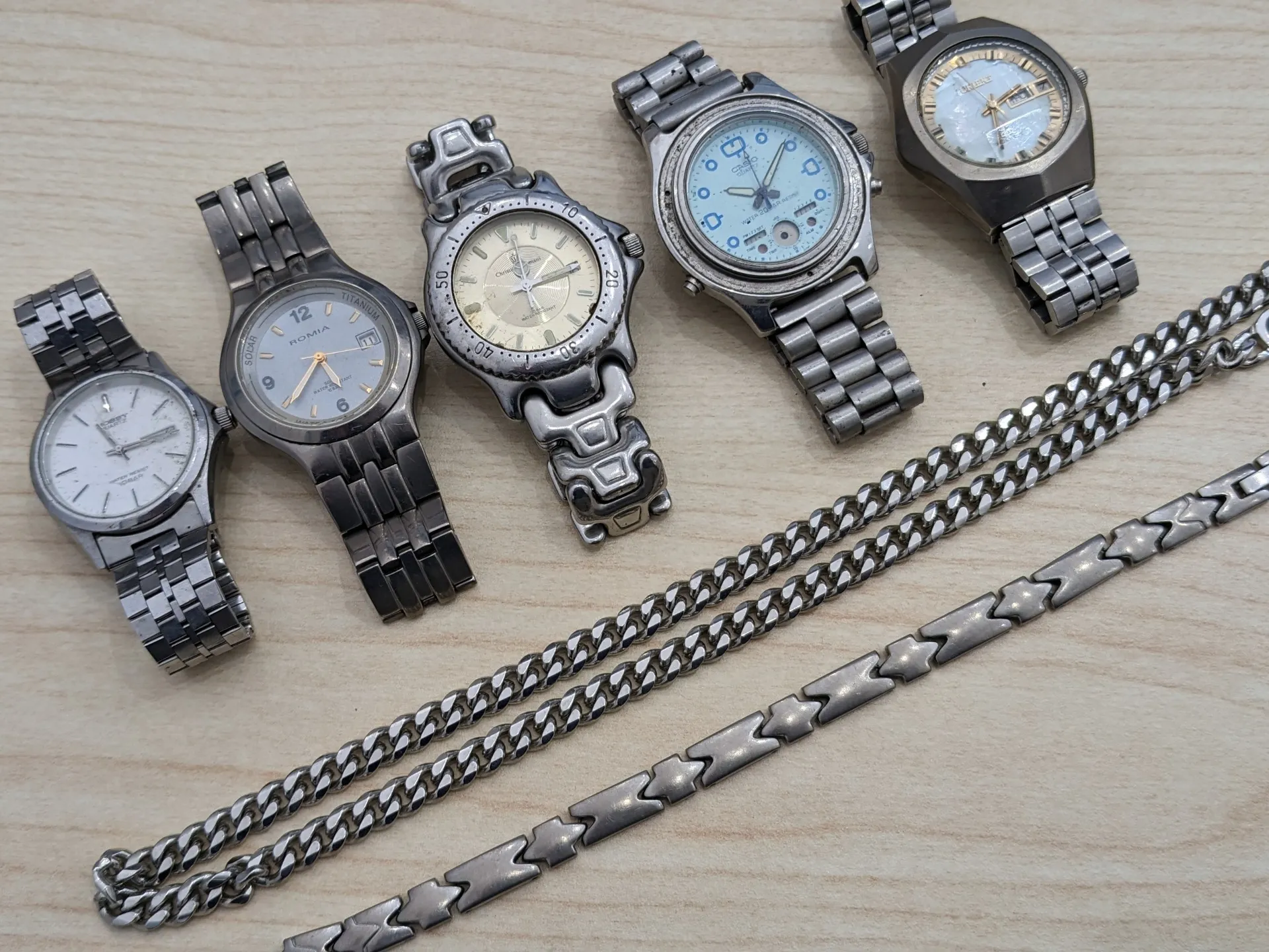 ブランド時計、貴金属